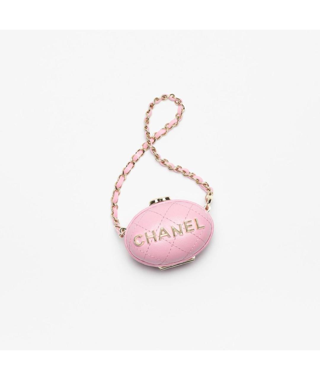 CHANEL Розовый брелок, фото 3