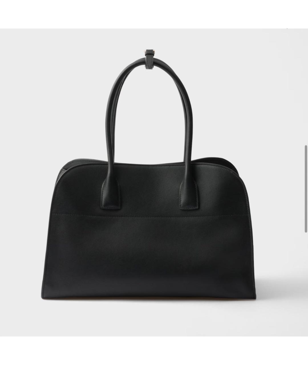 PRADA Черная кожаная сумка тоут, фото 3