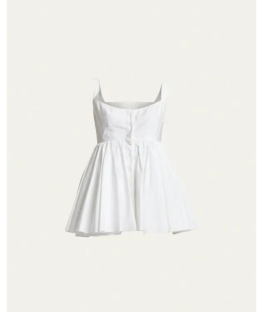 ALAIA Белое хлопковое повседневное платье, фото 6