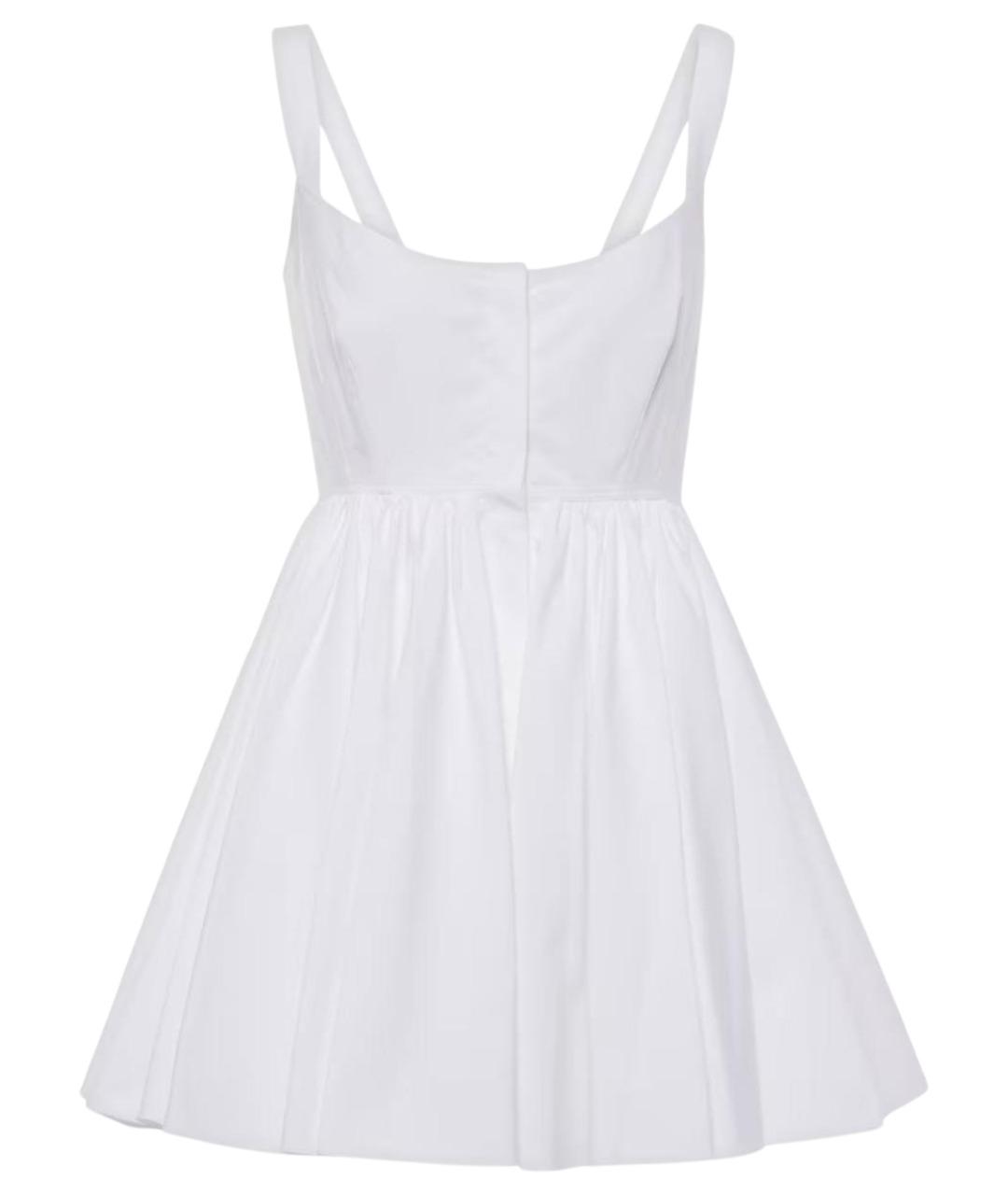 ALAIA Белое хлопковое повседневное платье, фото 1