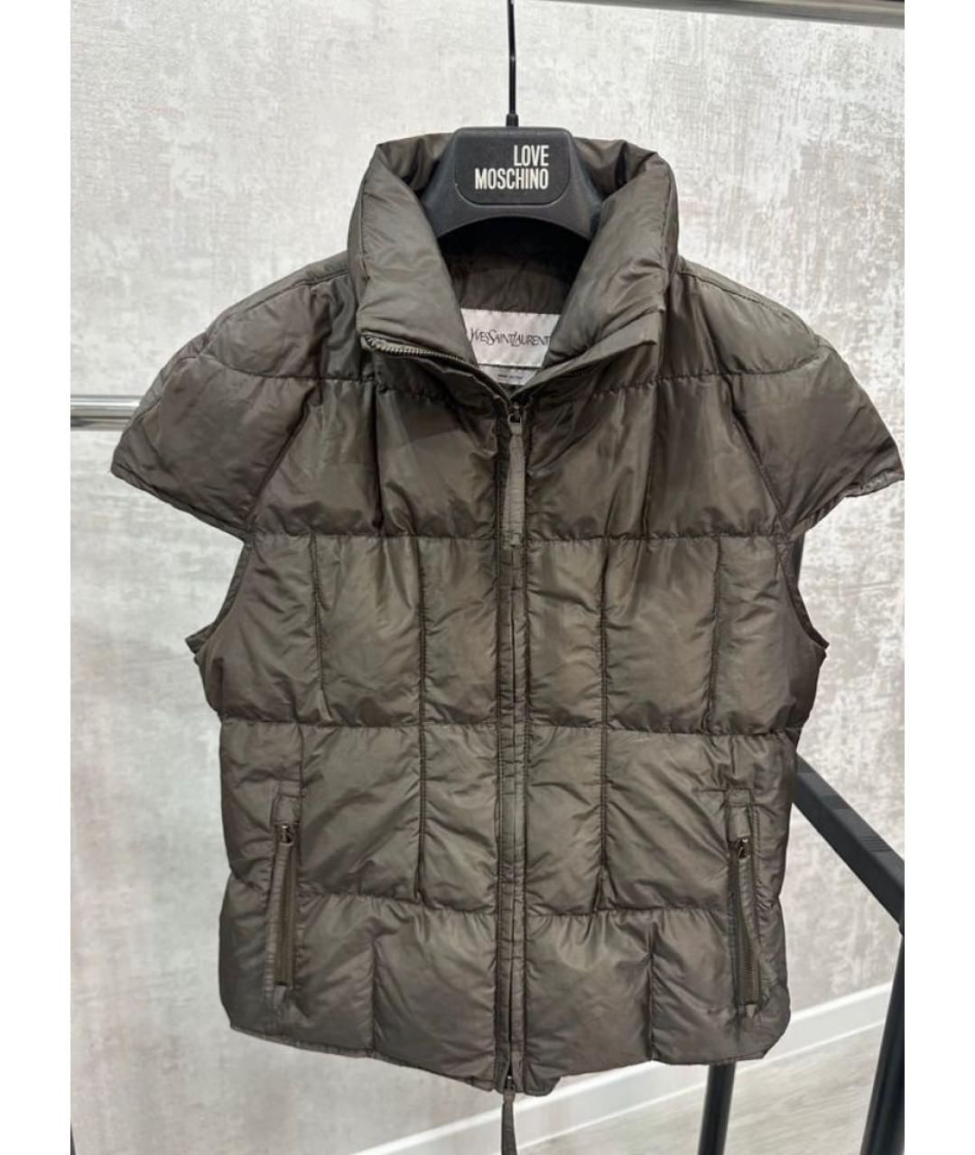 YVES SAINT LAURENT BEAUTY Бежевый полиамидовый жилет, фото 5