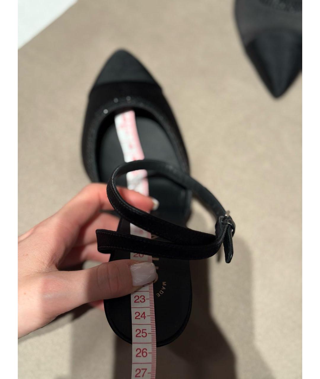 CHANEL Черные кожаные туфли, фото 8