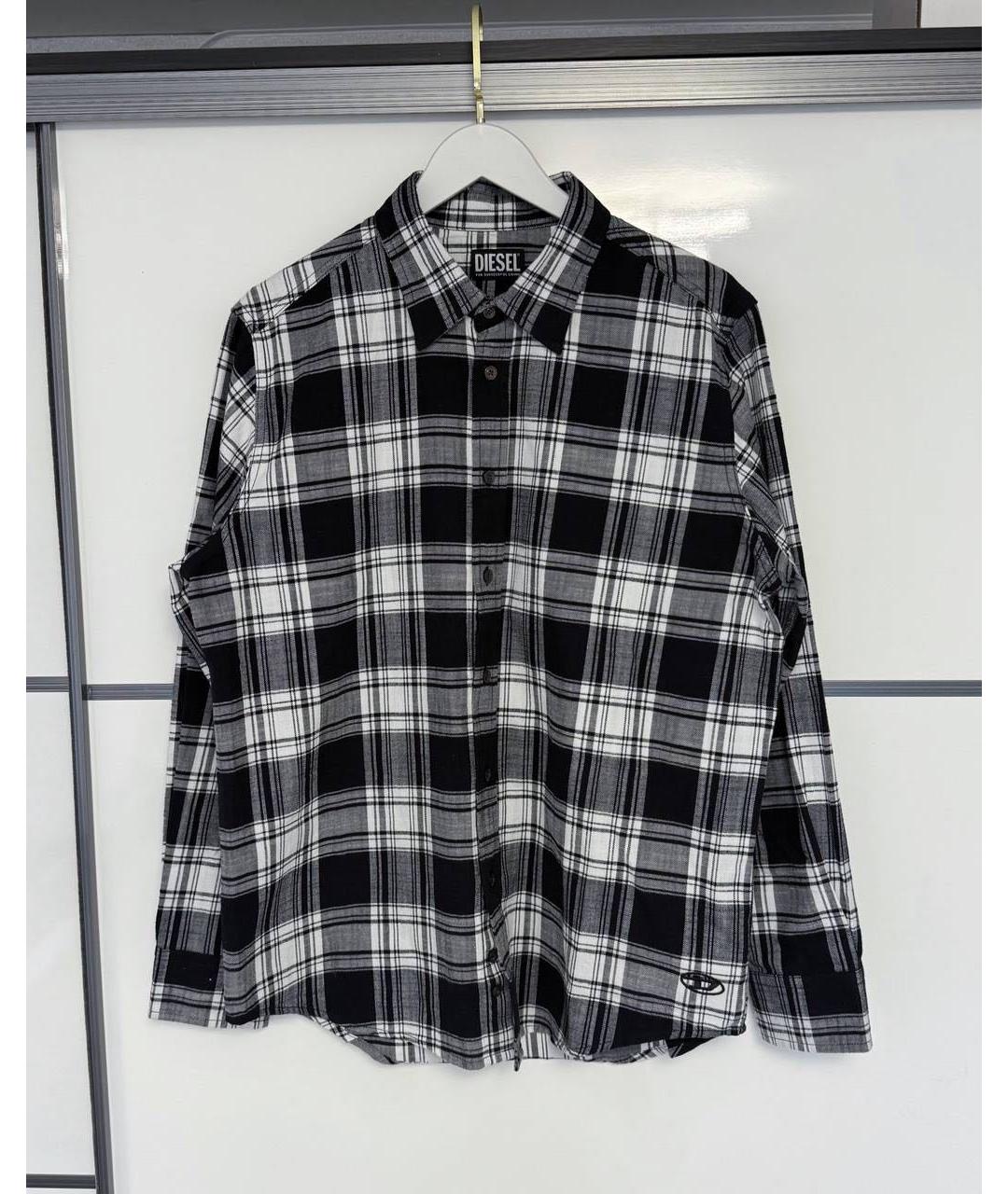 DIESEL Черная хлопковая рубашка, фото 2