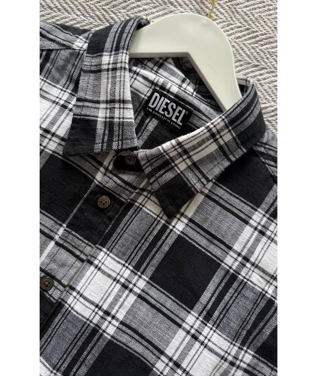 DIESEL Черная хлопковая рубашка, фото 3