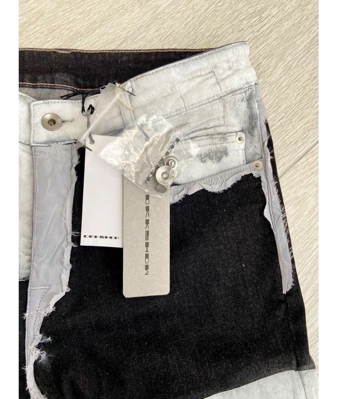 RICK OWENS DRKSHDW Хлопко-эластановые джинсы скинни, фото 4