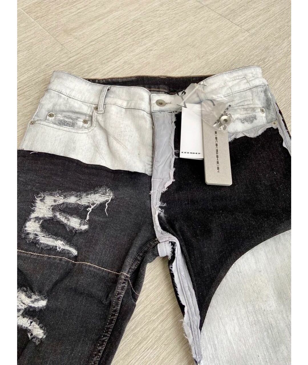 RICK OWENS DRKSHDW Хлопко-эластановые джинсы скинни, фото 3
