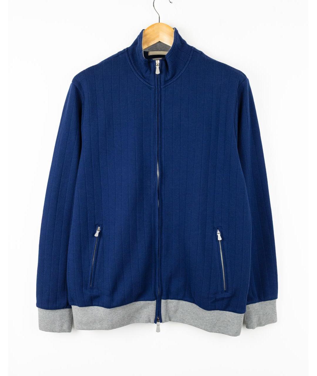 ELEVENTY Темно-синий хлопковый спортивный костюм, фото 8