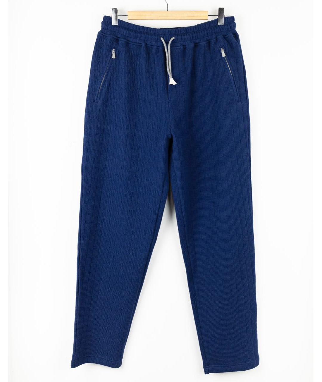 ELEVENTY Темно-синий хлопковый спортивный костюм, фото 2