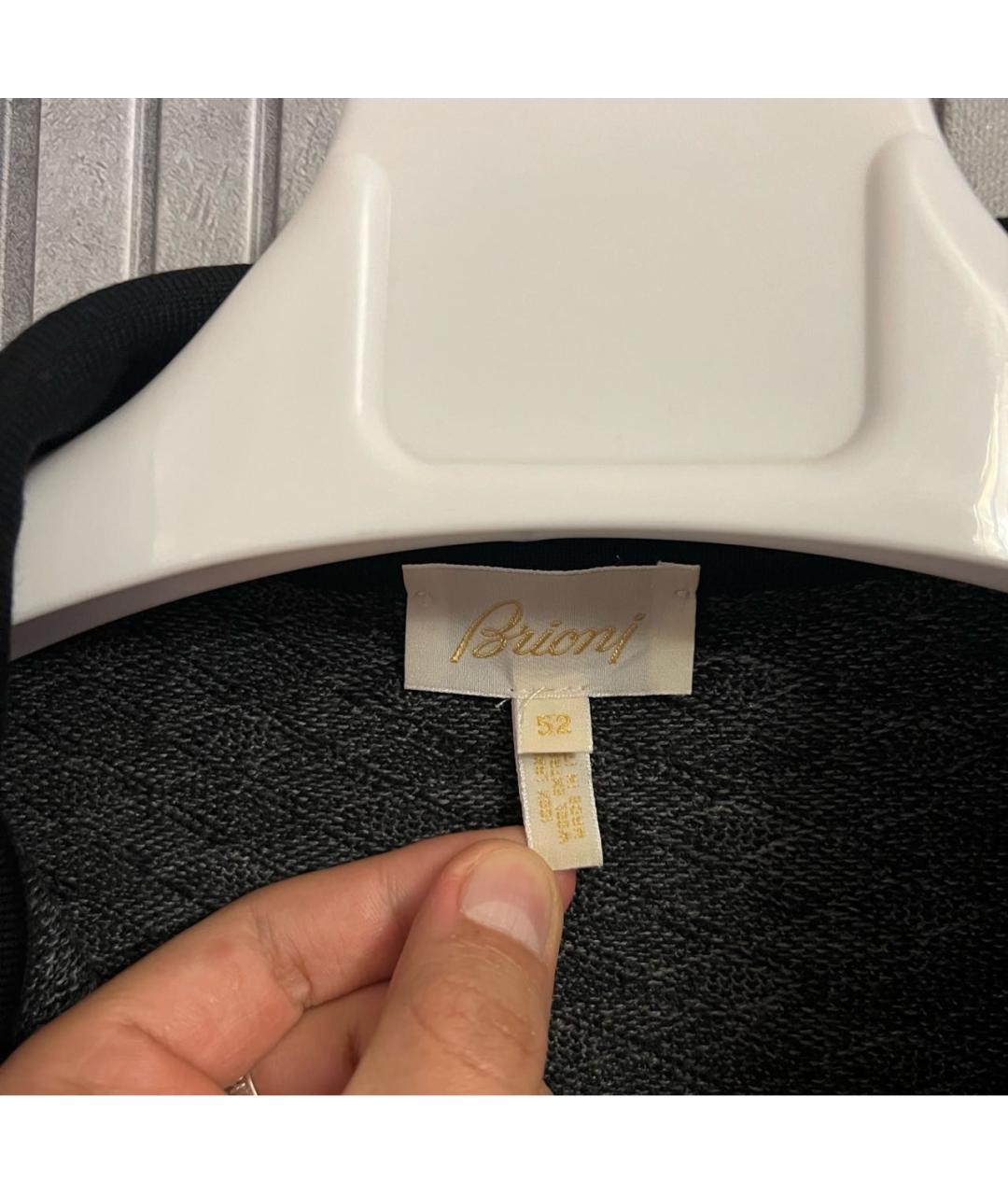 BRIONI Серый шерстяной джемпер / свитер, фото 7