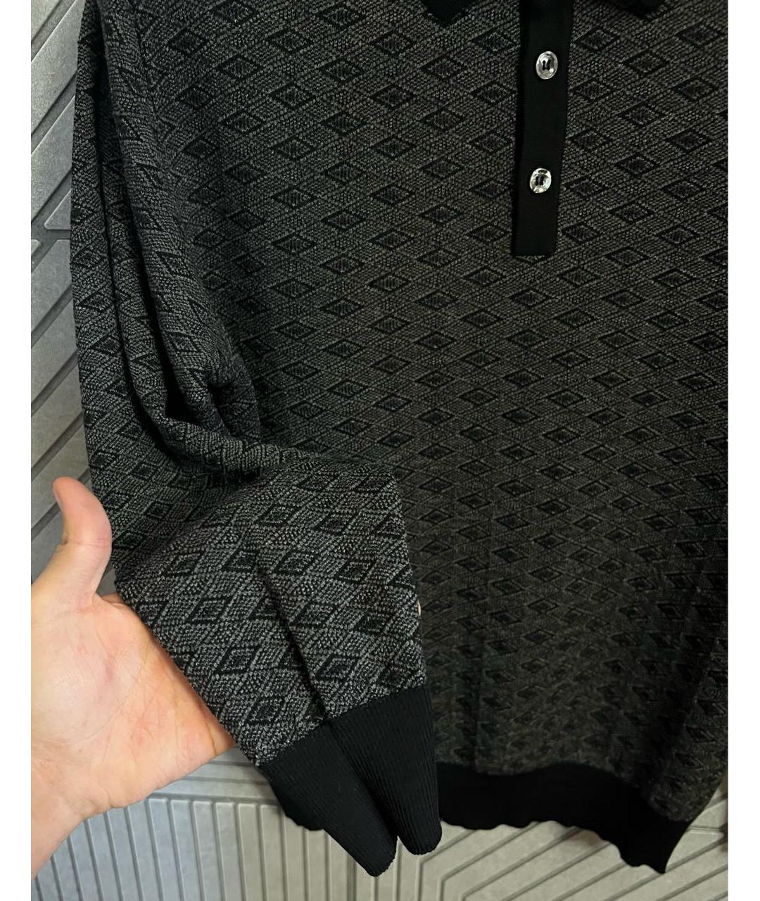 BRIONI Серый шерстяной джемпер / свитер, фото 5