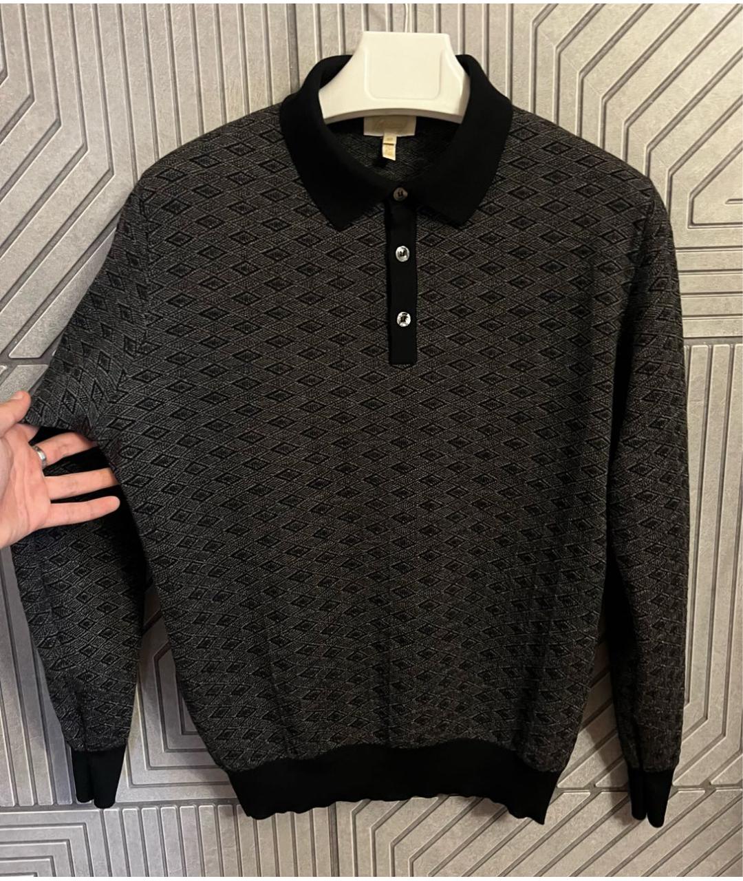 BRIONI Серый шерстяной джемпер / свитер, фото 2