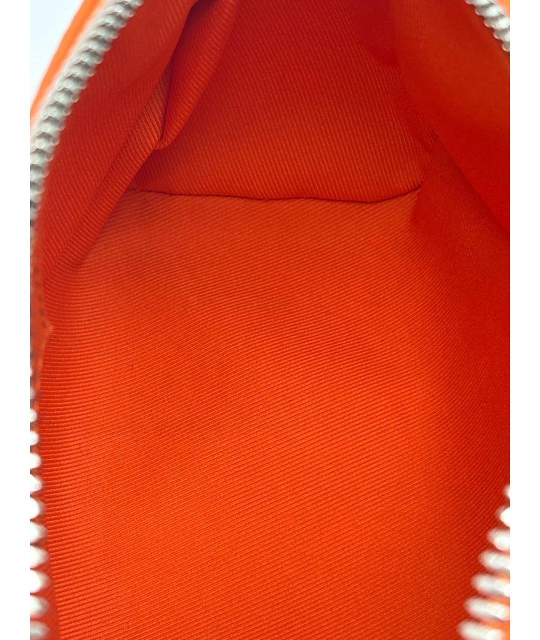 LOUIS VUITTON Оранжевая кожаная сумка на плечо, фото 7