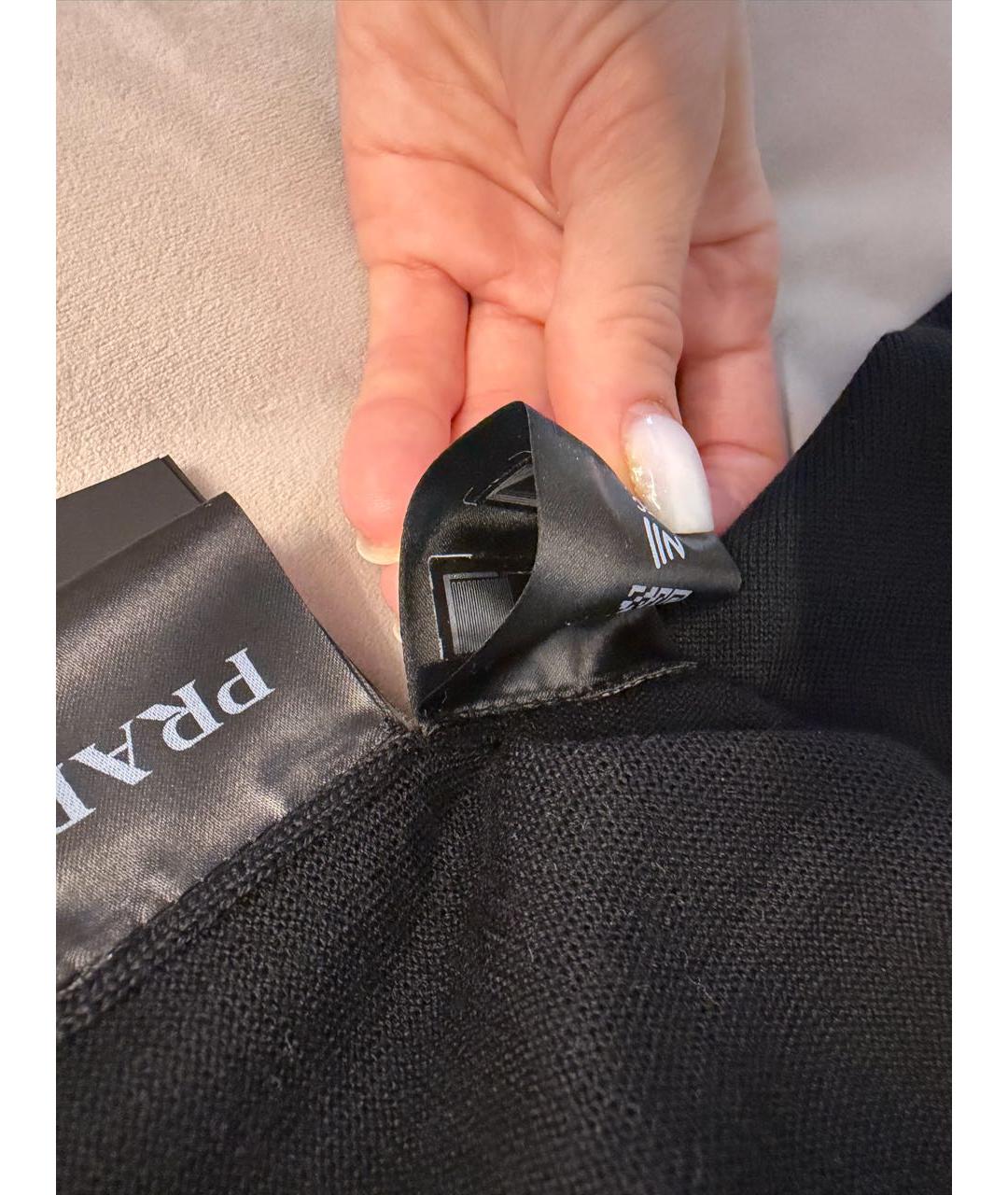 PRADA Черная шерстяная жилетка, фото 8