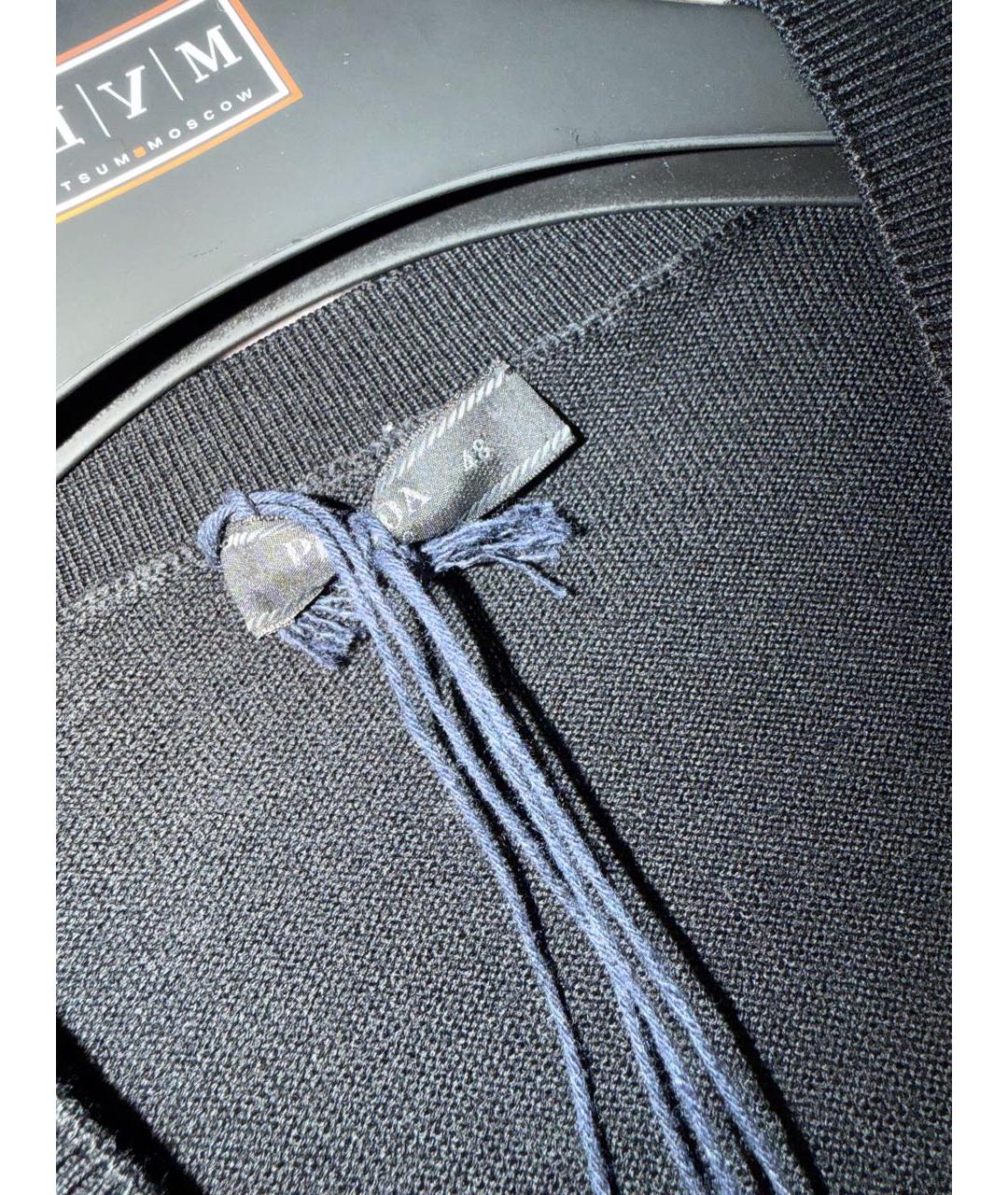 PRADA Черная шерстяная жилетка, фото 5