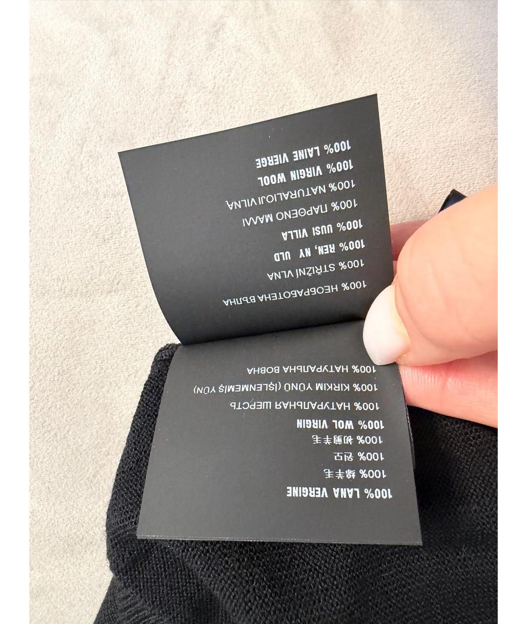 PRADA Черная шерстяная жилетка, фото 7