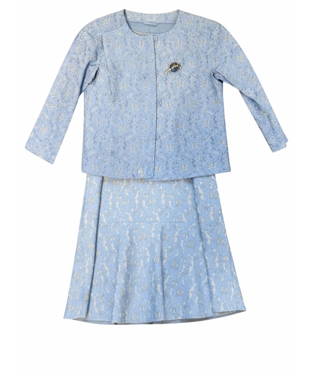 ERMANNO SCERVINO Голубое повседневное платье, фото 1