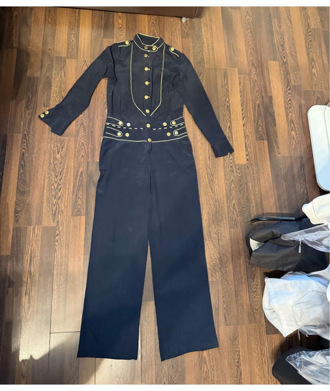 PIERRE BALMAIN Темно-синий комбинезон, фото 2