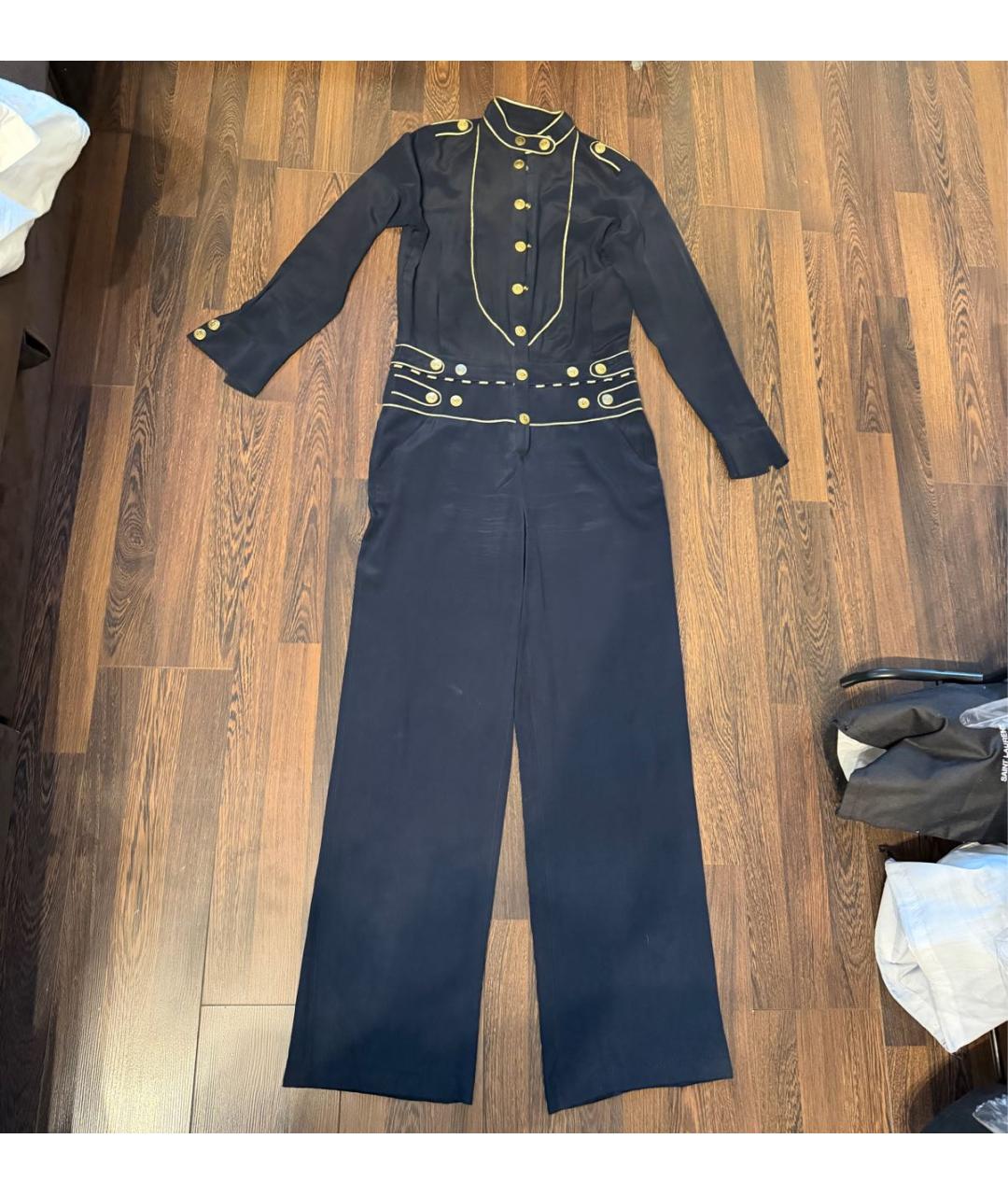 PIERRE BALMAIN Темно-синий комбинезон, фото 9