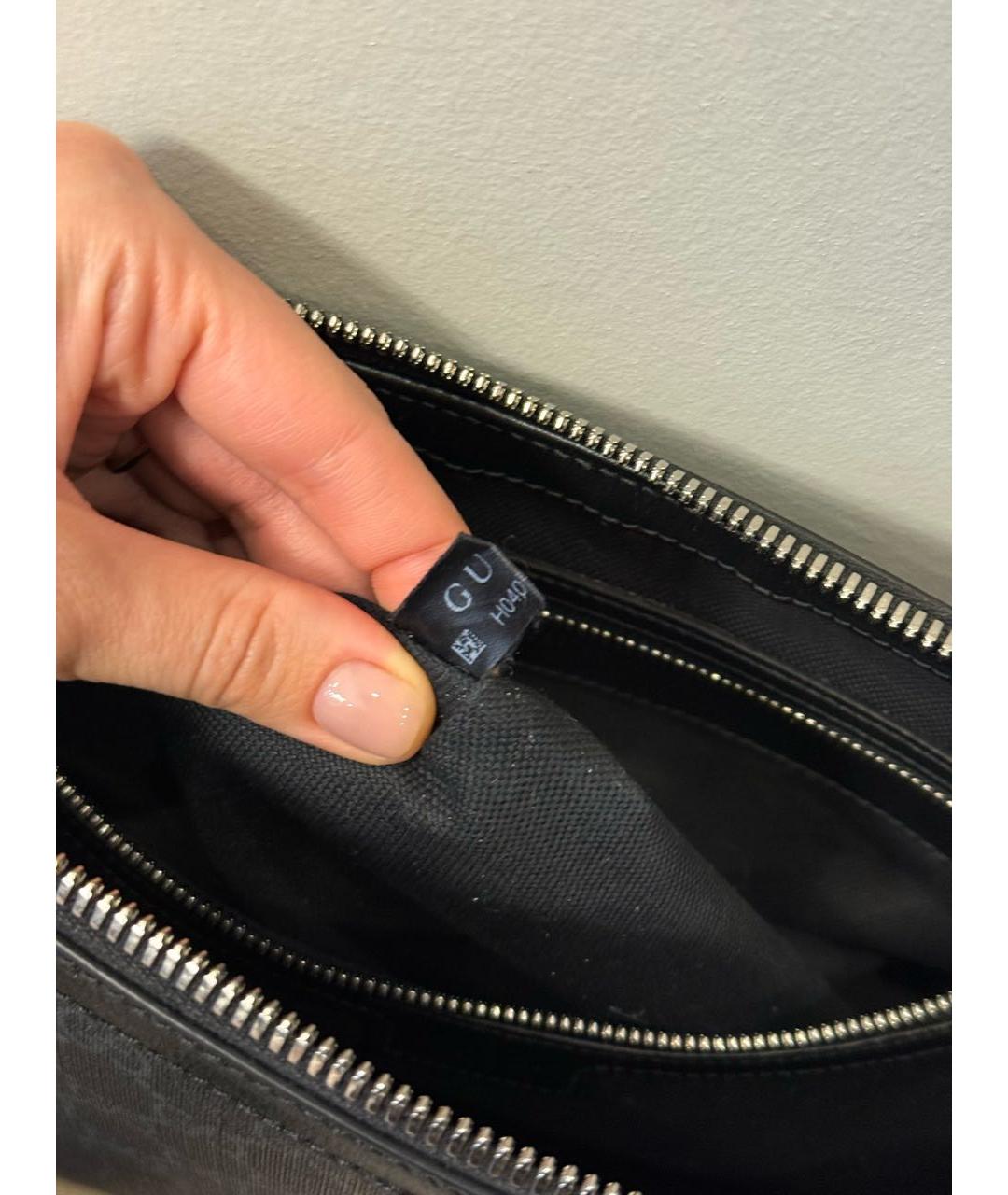 GUCCI Черная барсетка, фото 7