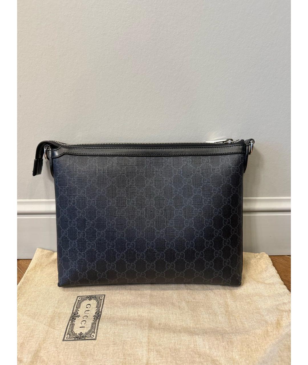 GUCCI Черная барсетка, фото 3