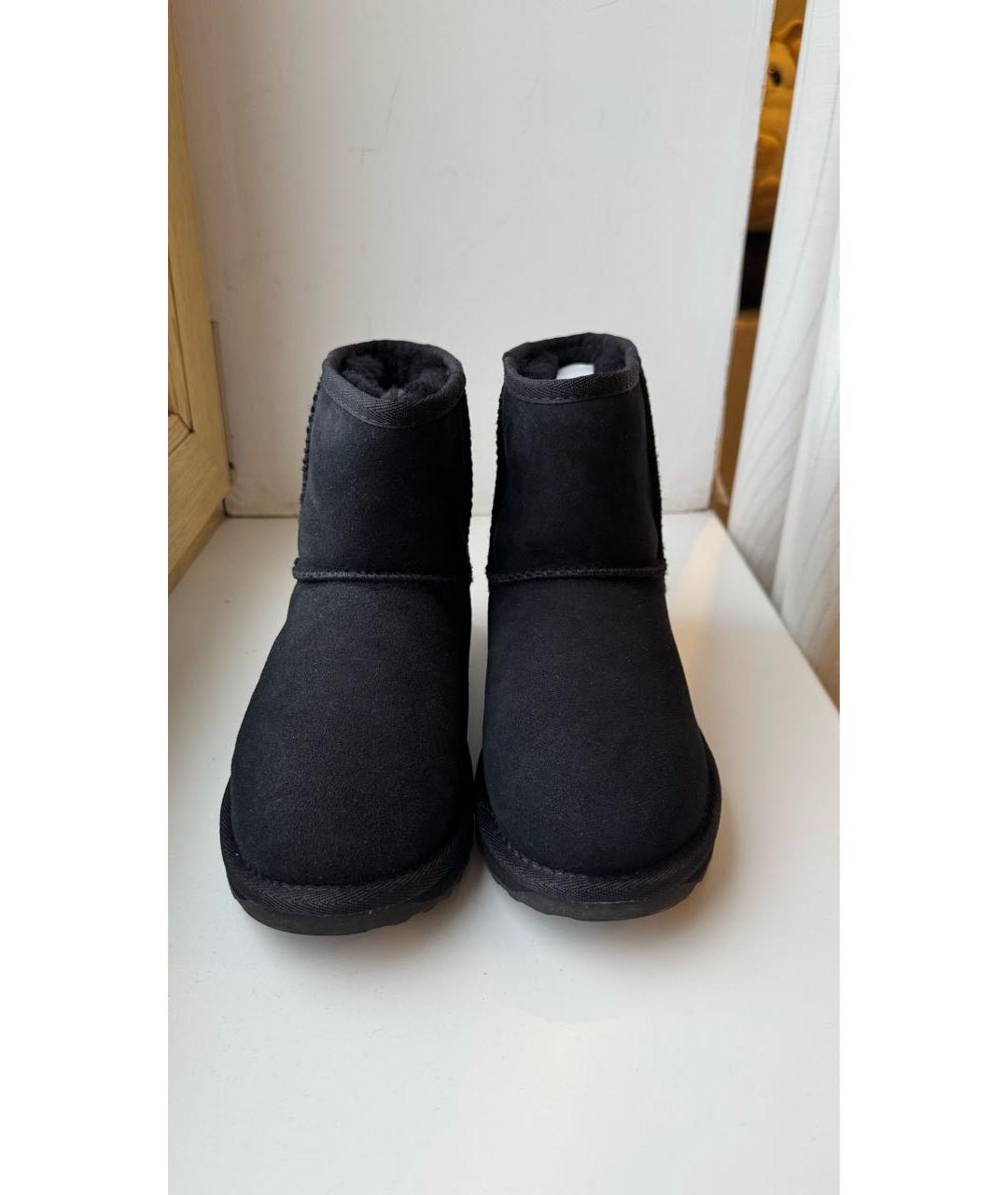 EMU Черные замшевые полусапоги, фото 2