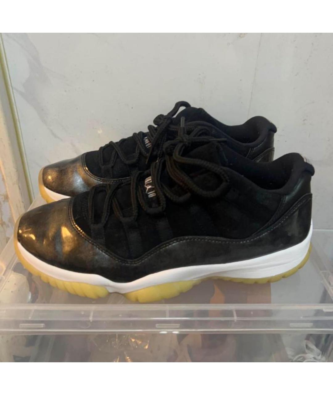 JORDAN Антрацитовые низкие кроссовки / кеды, фото 2