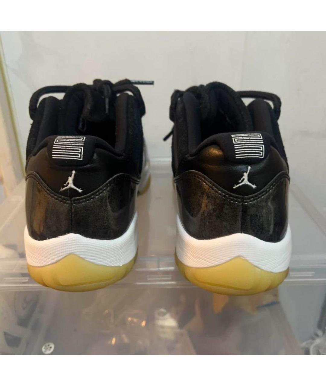 JORDAN Антрацитовые низкие кроссовки / кеды, фото 4