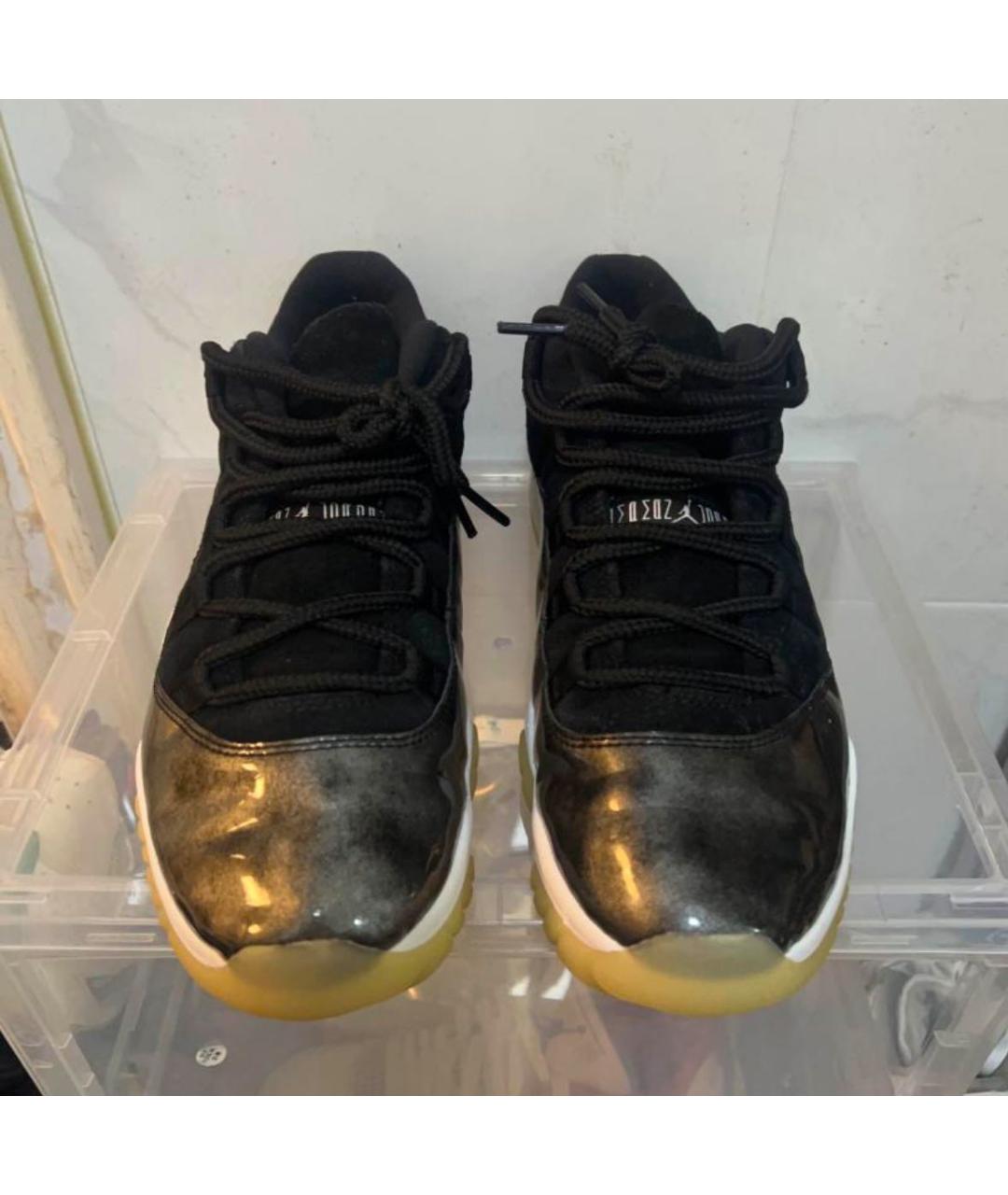 JORDAN Антрацитовые низкие кроссовки / кеды, фото 3