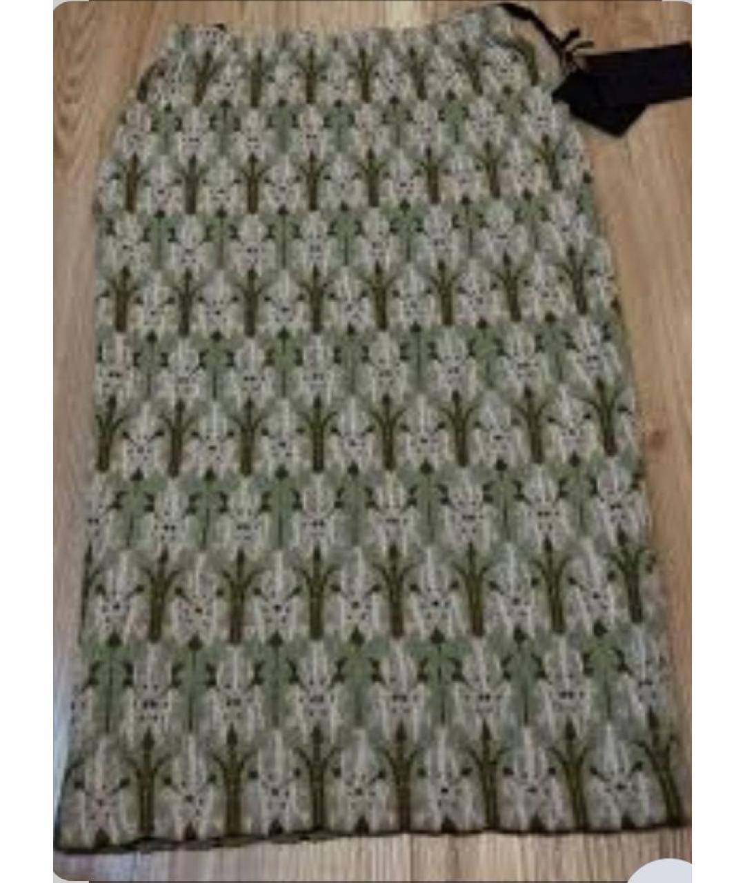 PRADA Мульти хлопковая юбка миди, фото 3