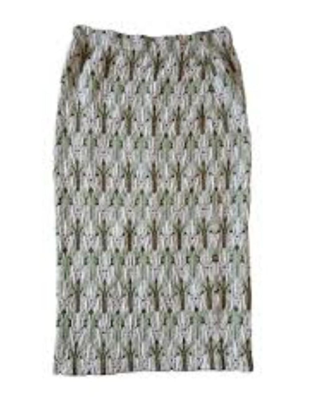 PRADA Мульти хлопковая юбка миди, фото 1