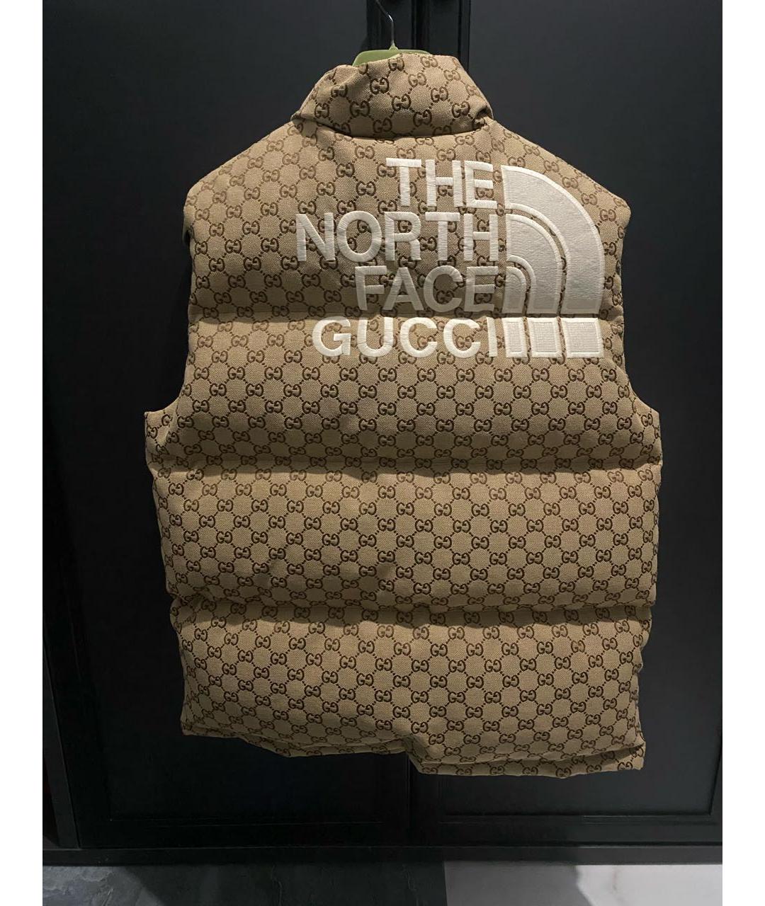 GUCCI Коричневый хлопковый жилет, фото 2