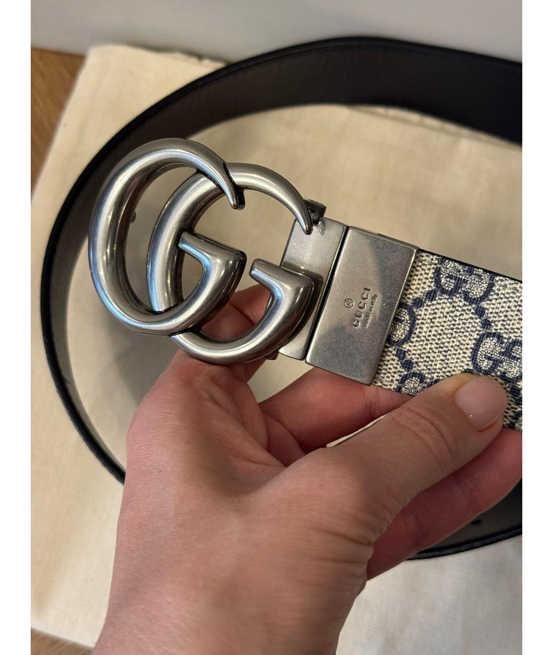 GUCCI Синий ремень, фото 2