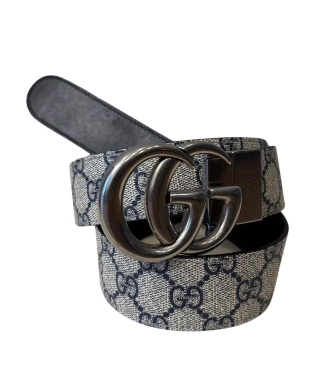 GUCCI Синий ремень, фото 1