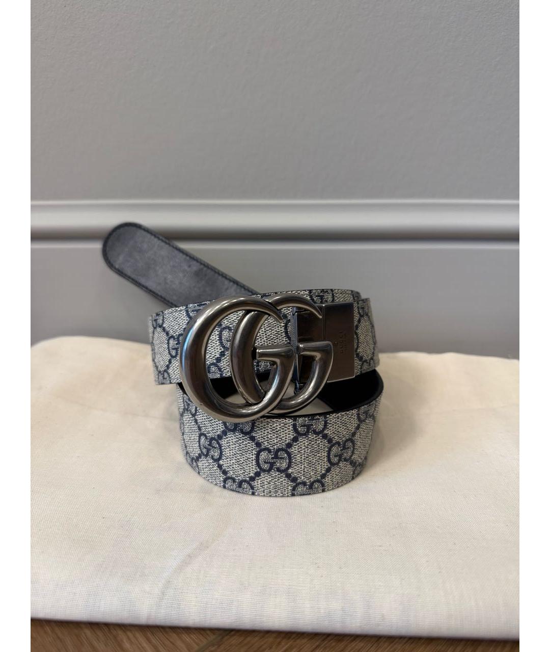 GUCCI Синий ремень, фото 7