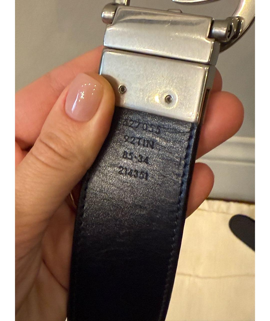 GUCCI Синий ремень, фото 3