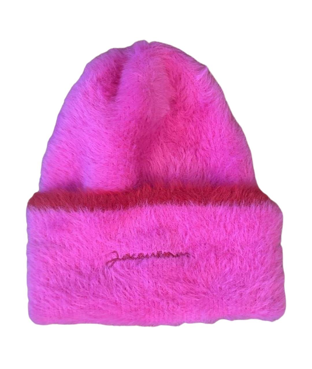 JACQUEMUS Розовая шапка, фото 1