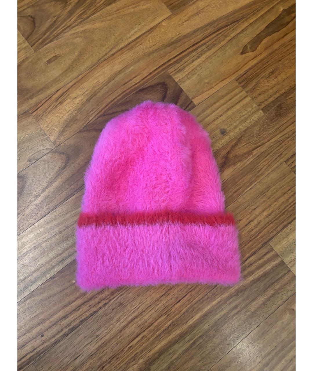 JACQUEMUS Розовая шапка, фото 2