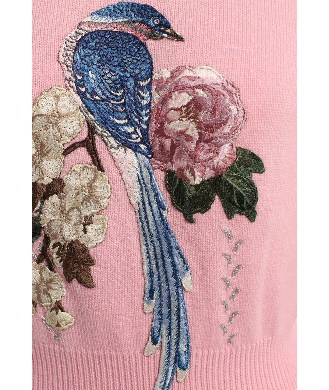 DOLCE&GABBANA Розовый кашемировый джемпер / свитер, фото 4