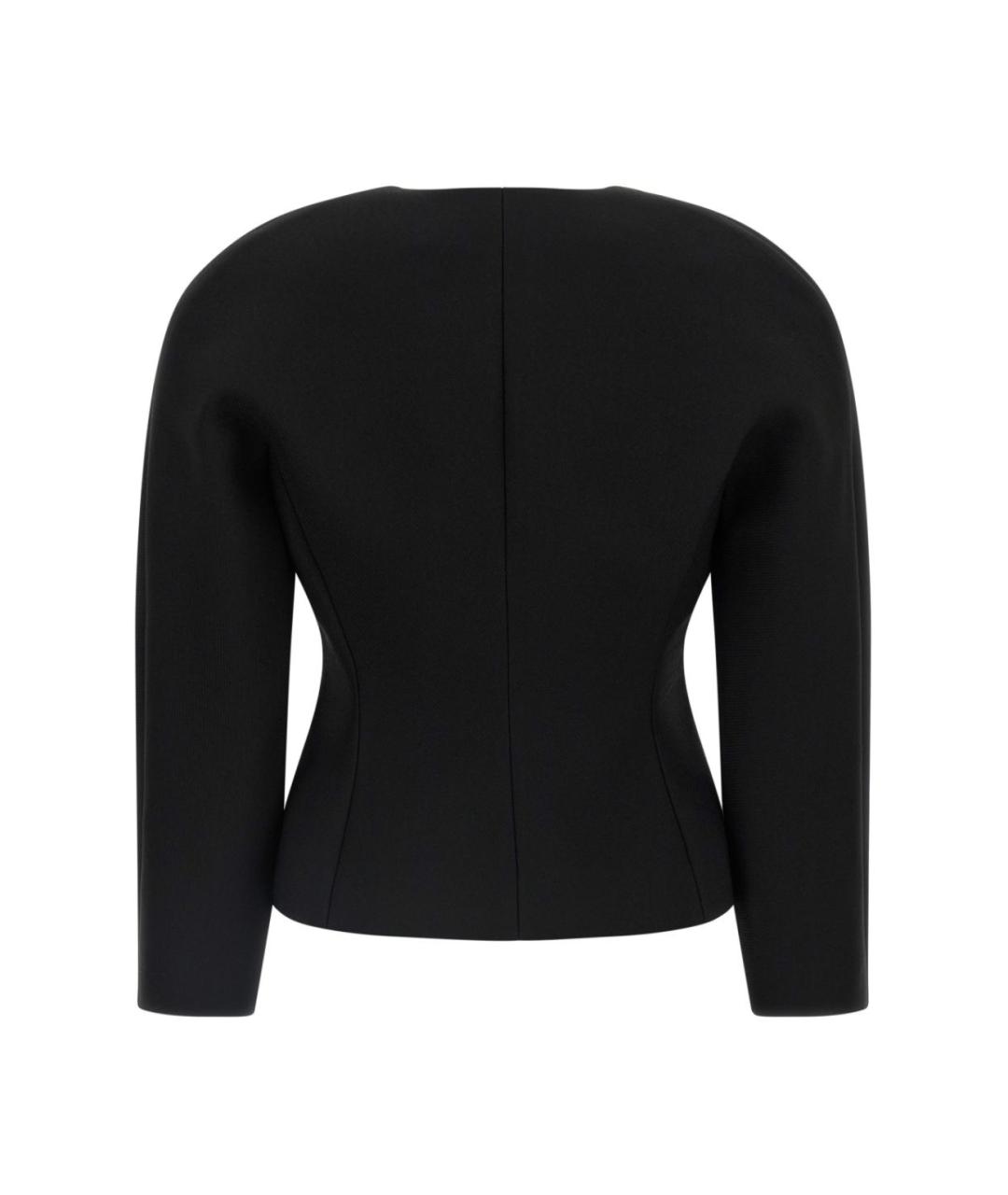 JACQUEMUS Черный полиэстеровый жакет/пиджак, фото 2