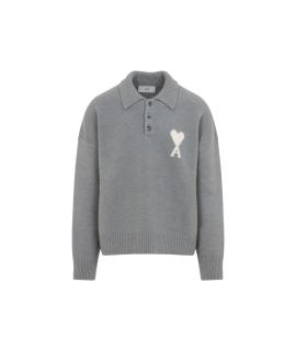 Ami Paris Поло с длинным рукавом