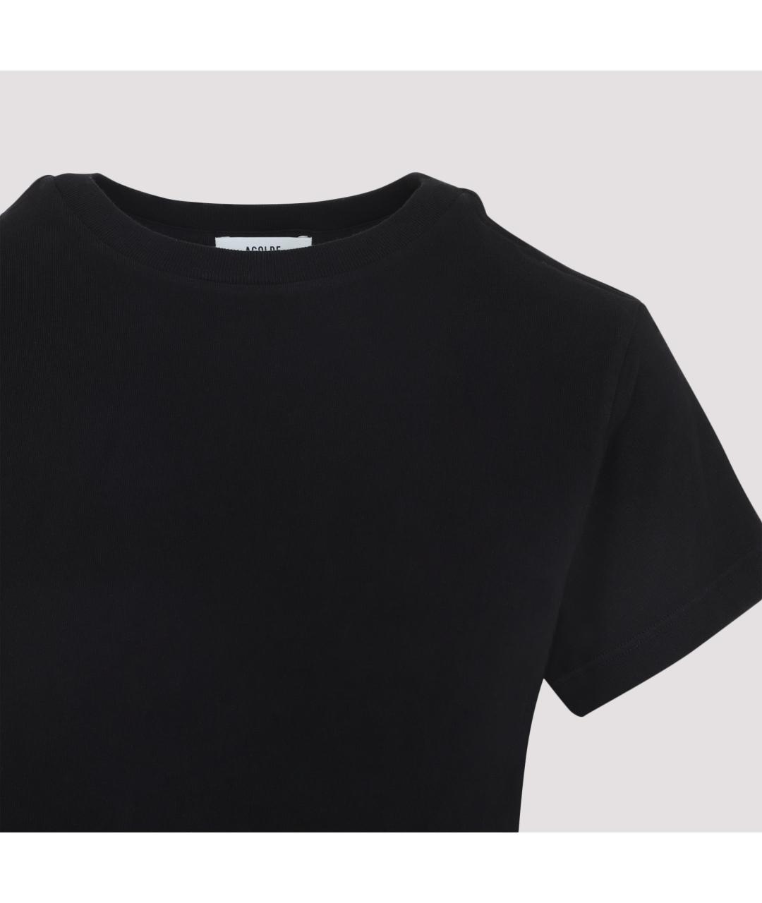 AGOLDE Черная хлопковая футболка, фото 3