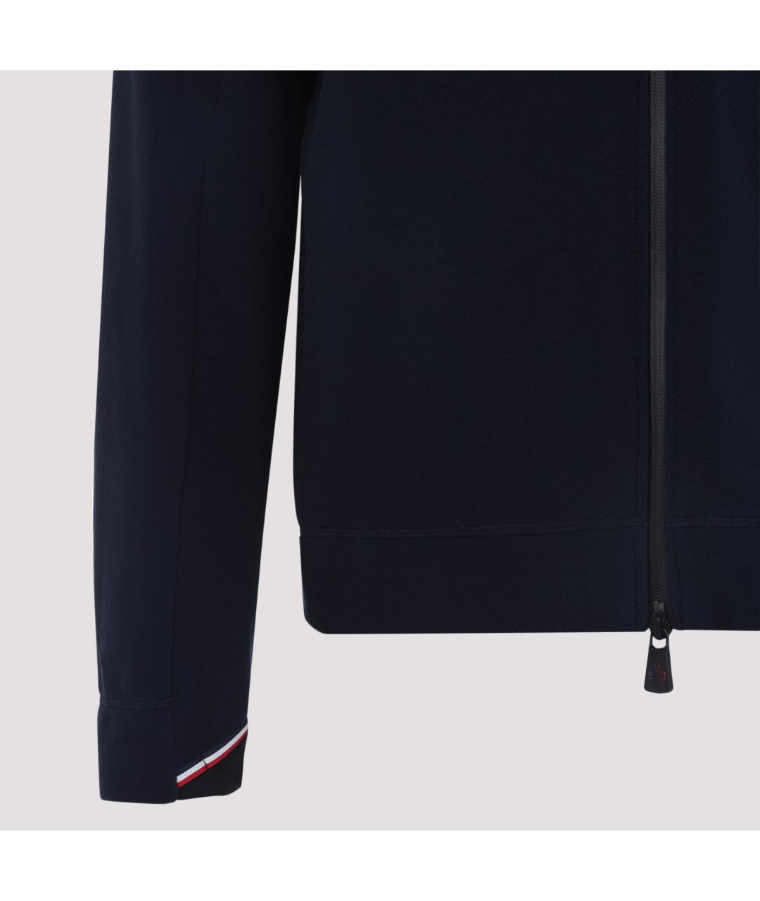 MONCLER GRENOBLE Синий полиэстеровый джемпер / свитер, фото 3