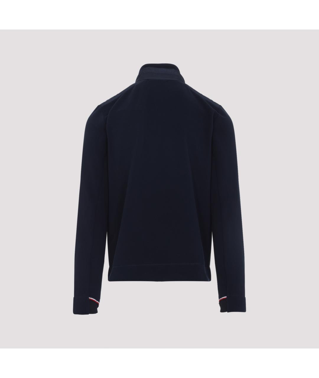 MONCLER GRENOBLE Синий полиэстеровый джемпер / свитер, фото 2