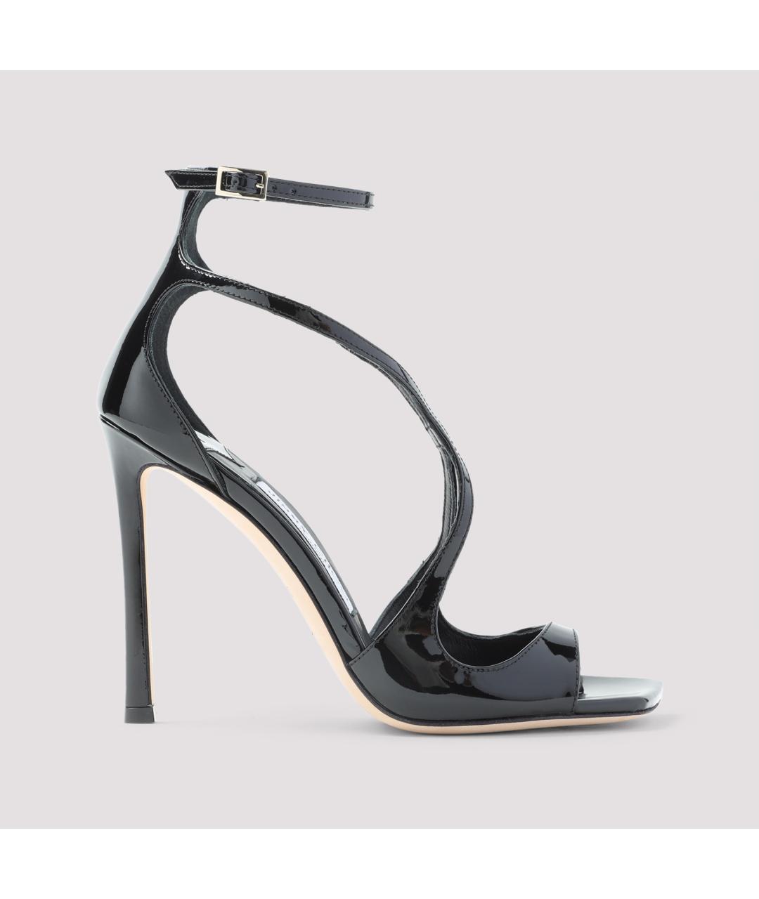 JIMMY CHOO Черные кожаные туфли, фото 2