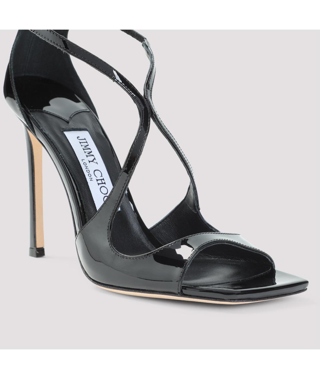 JIMMY CHOO Черные кожаные туфли, фото 5