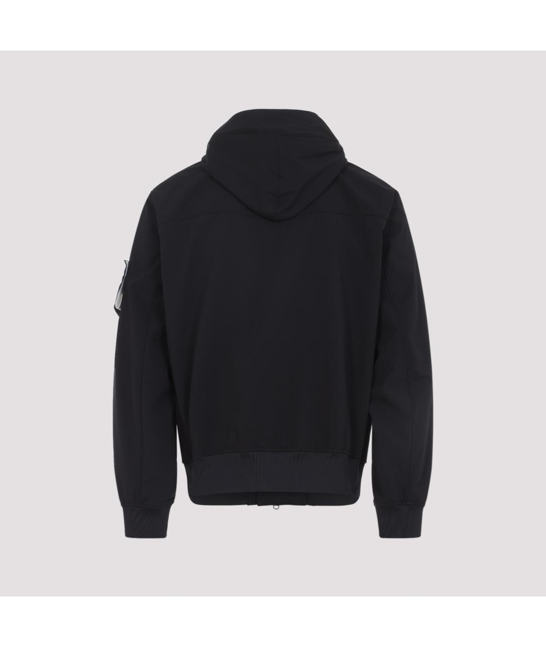 STONE ISLAND Черная полиэстеровая парка, фото 4