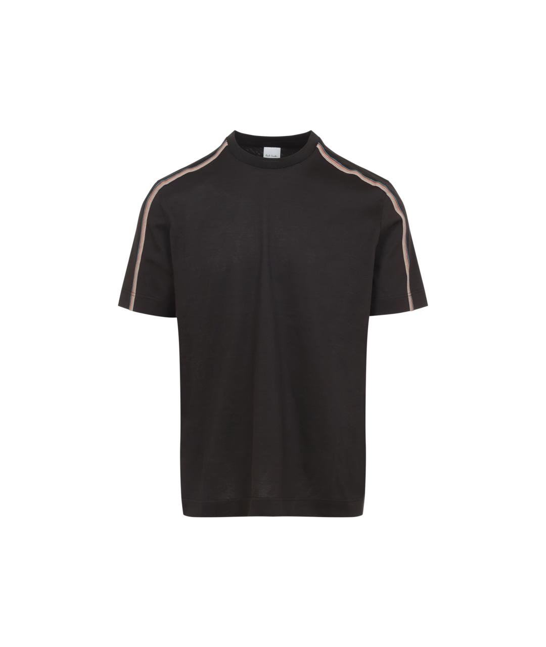 PAUL SMITH Черная хлопковая футболка, фото 1