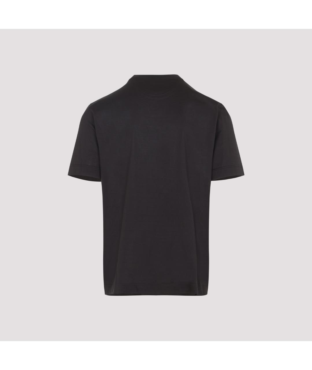 PAUL SMITH Черная хлопковая футболка, фото 3