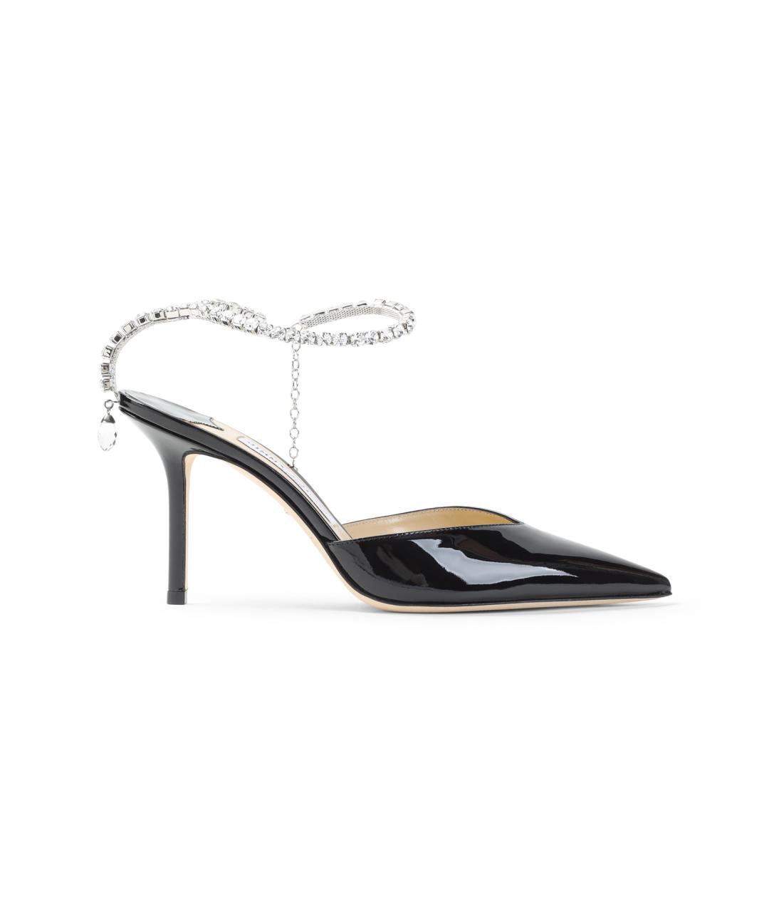 JIMMY CHOO Черные кожаные туфли, фото 1