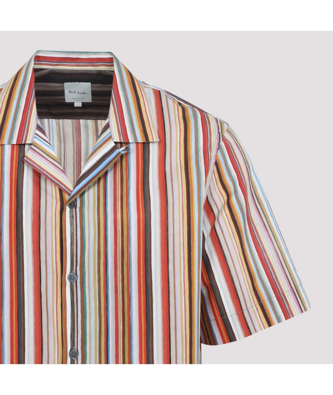 PAUL SMITH Мульти хлопковая кэжуал рубашка, фото 4